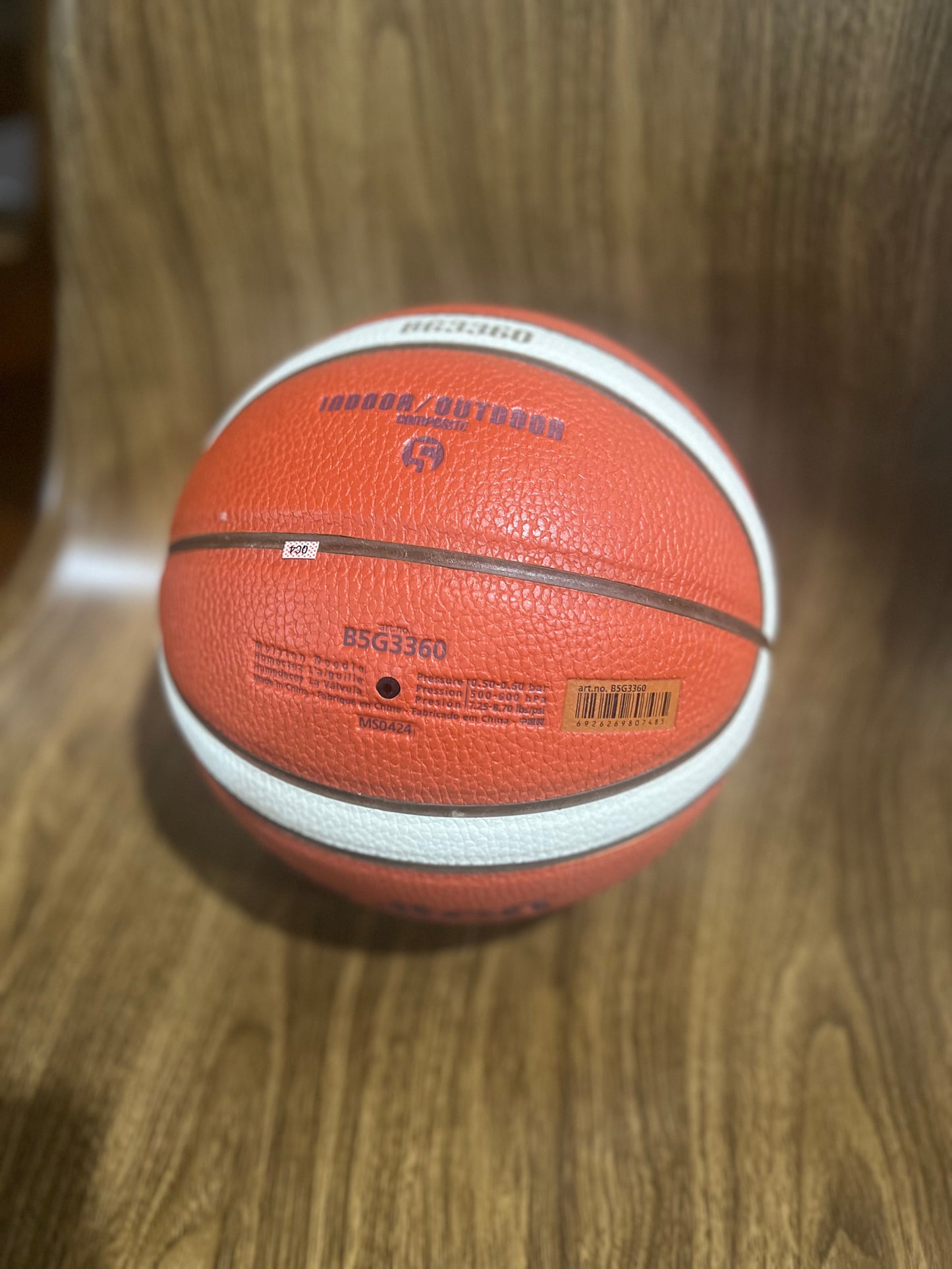 Molten BG3360 size 6 leather professional basketball