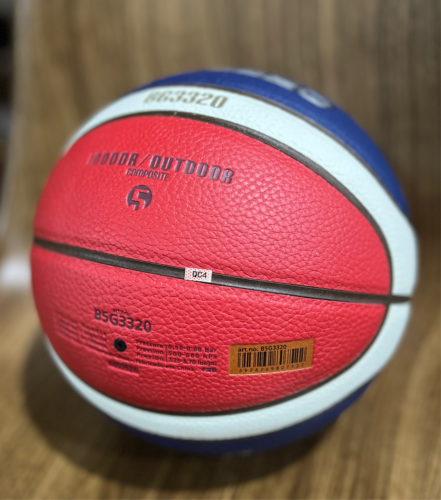 Molten BG3320 size 5 leather professional basketball