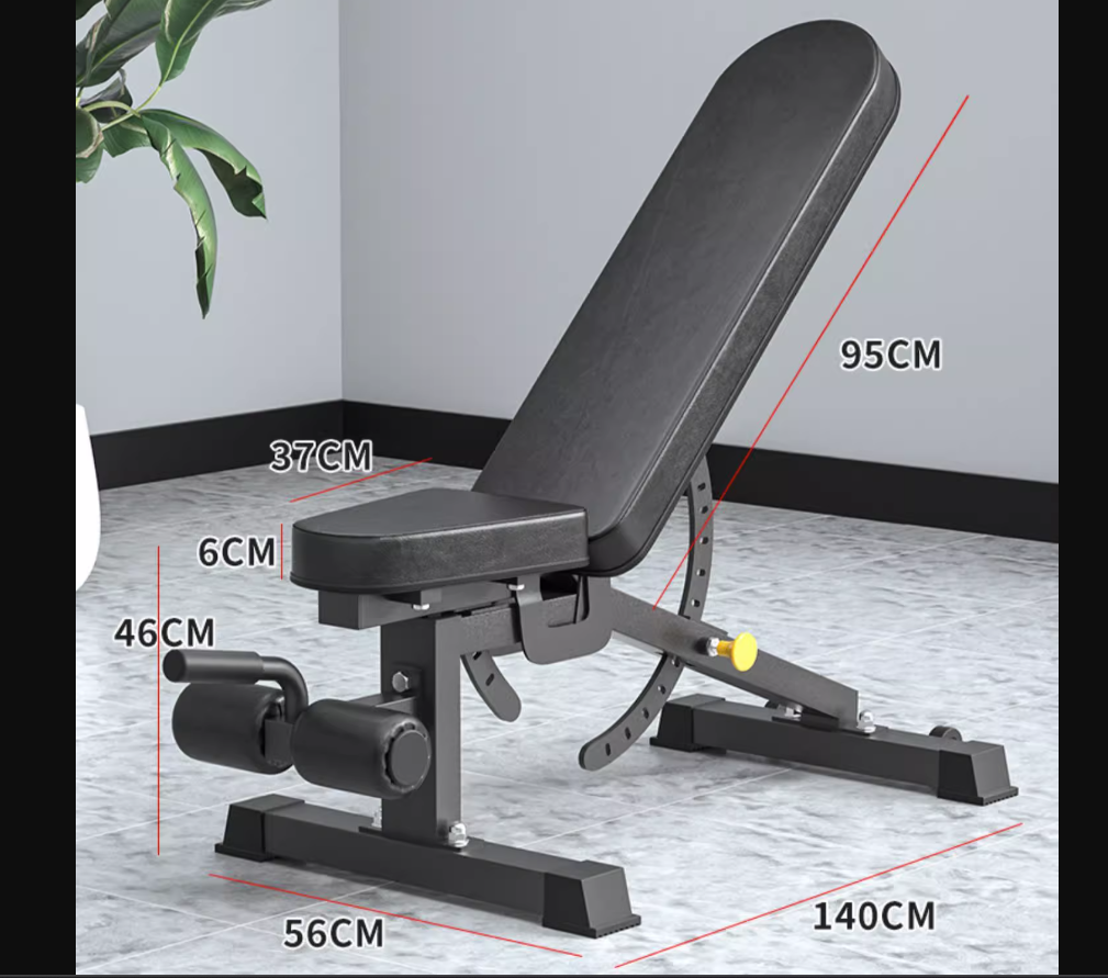 Commercial Heavy Duty Weight Bench FID Bench Flat Incline Decline Press Gym