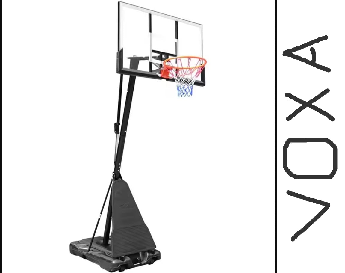 2.45m 3.05m Height Adjustable Portable Basketball Hoop System VOXA