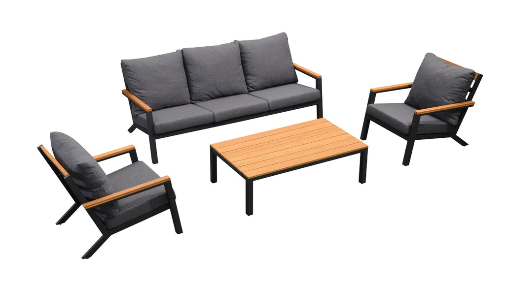 2024 Designer 4 Pieces Lounge Set Outdoor Living