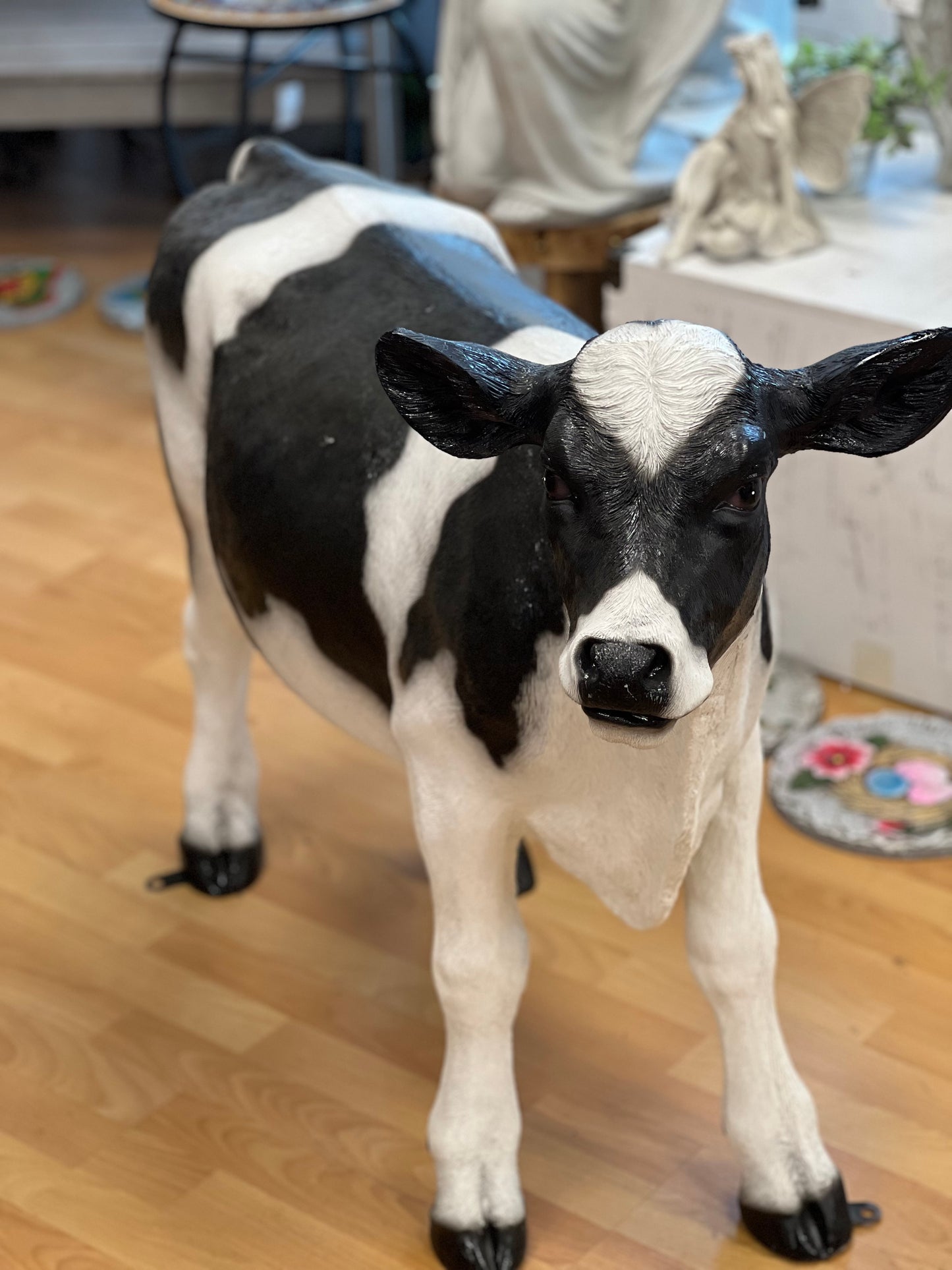 Large cow replica statue Nursery Decor, homeware, gardenware