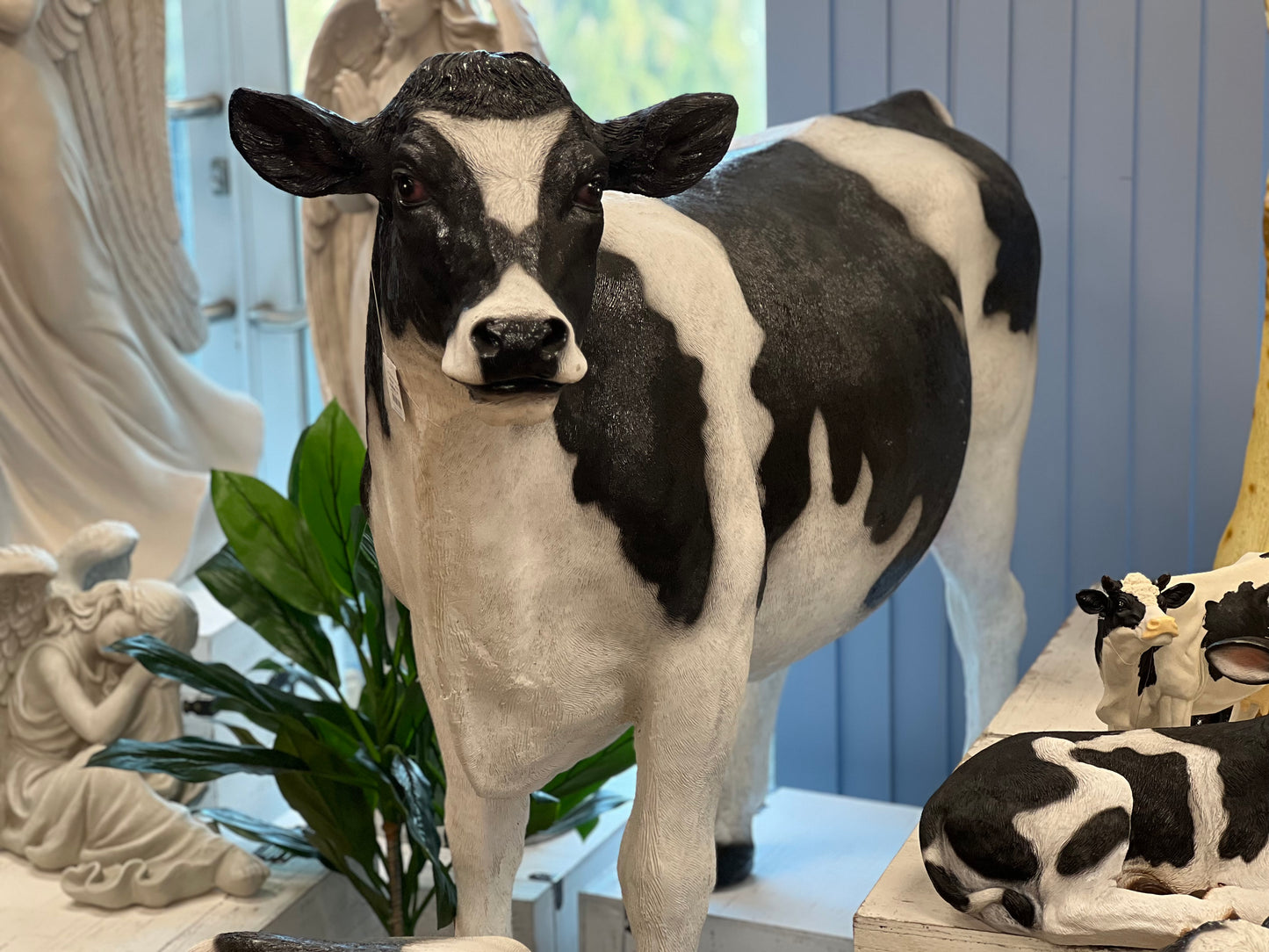 Large cow replica statue Nursery Decor, homeware, gardenware