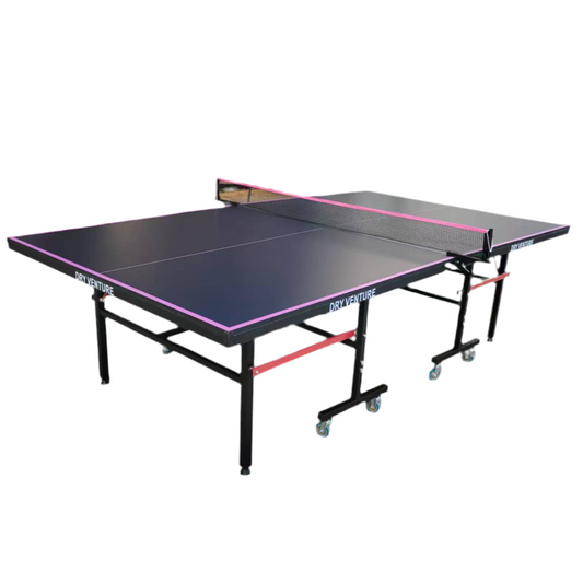 19mm BLACK Professional Table Tennis table PingPong table with castor wheels DRY VENTURE