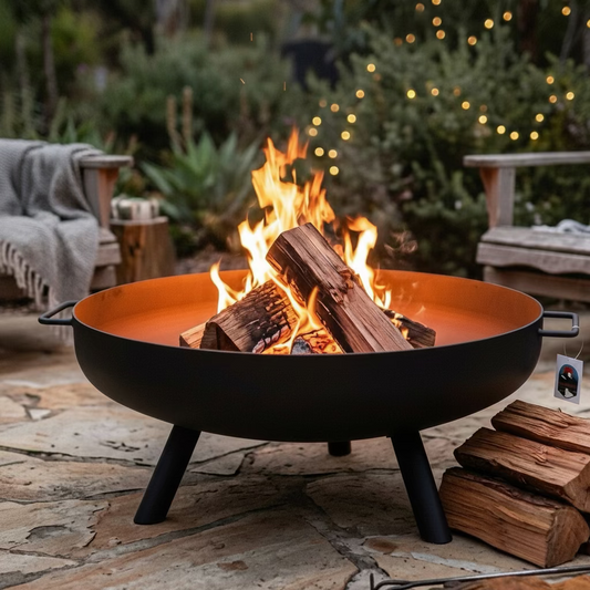 Black Steel 60cm Diameters Firepit
