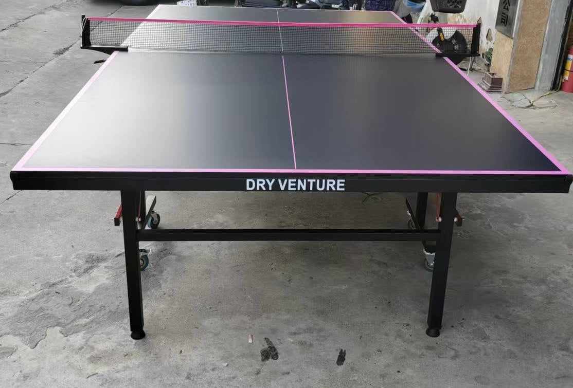 19mm BLACK Professional Table Tennis table PingPong table with castor wheels DRY VENTURE