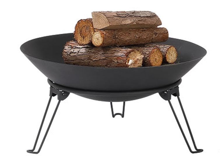 Large Rustic 70cm Diameters Wok Style Firepit