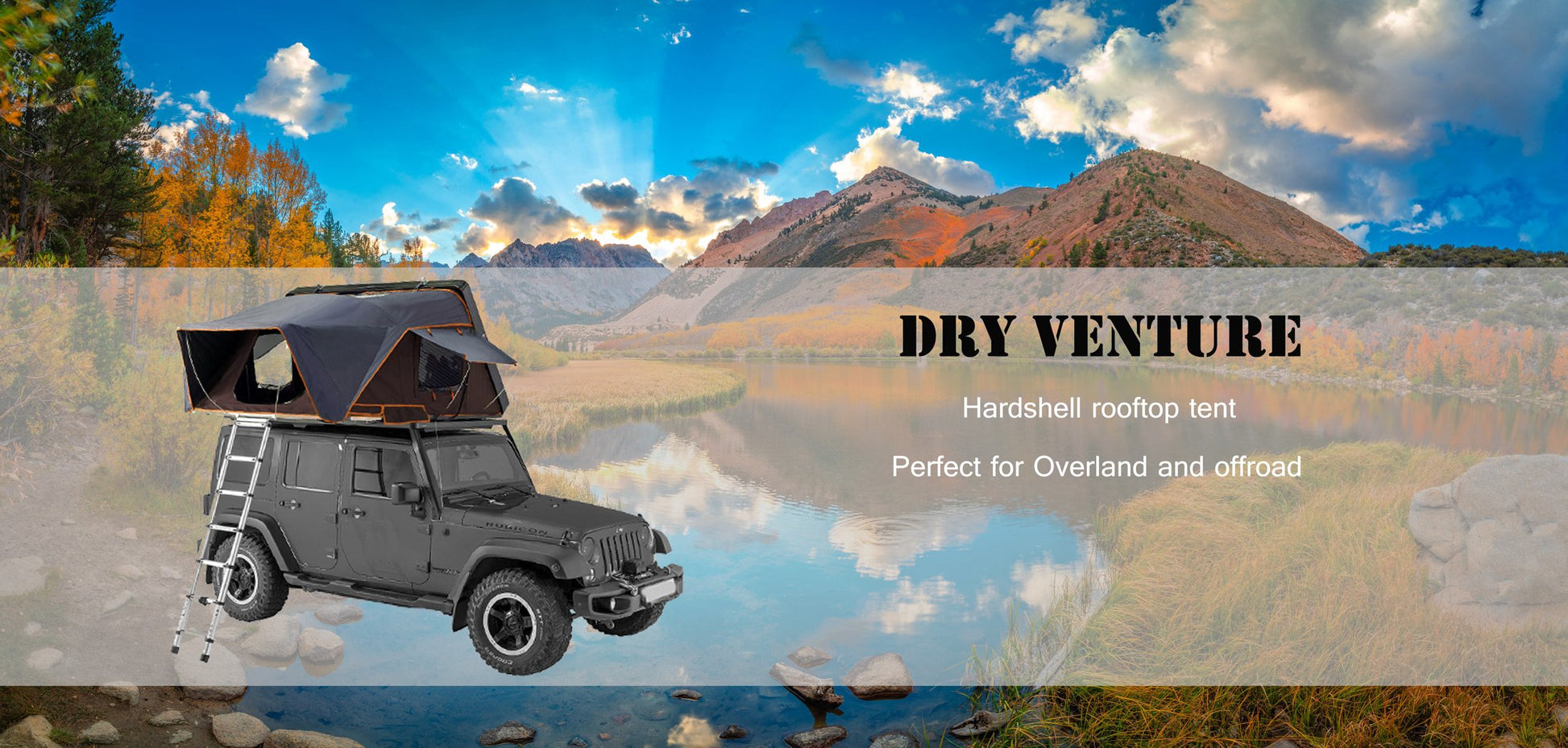 DRY Venture Hardshell roof top tent, Queen Size 1600x2000mm,Melbourne – PetV(DRY VENTURE)